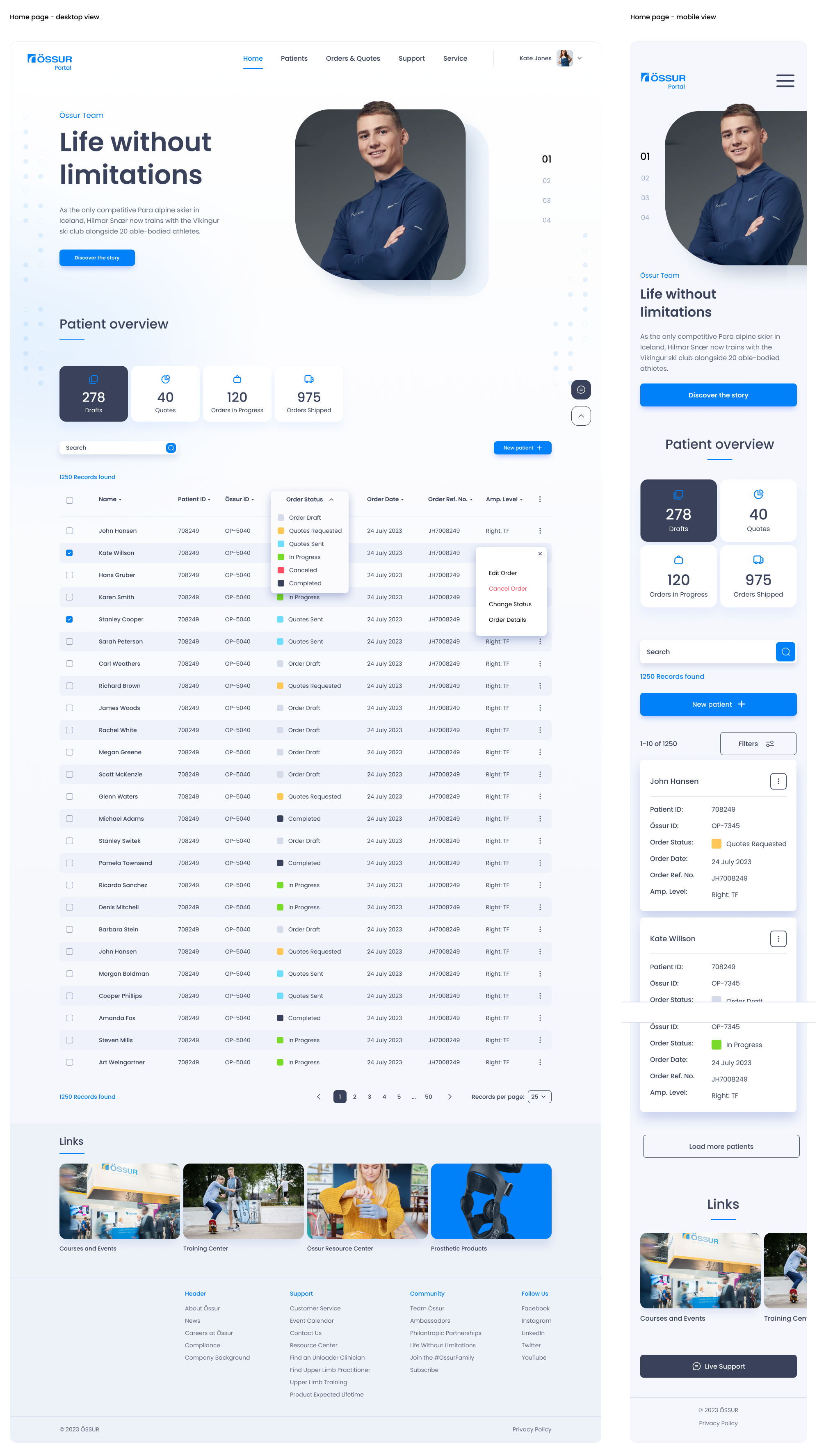 Ossur Portal