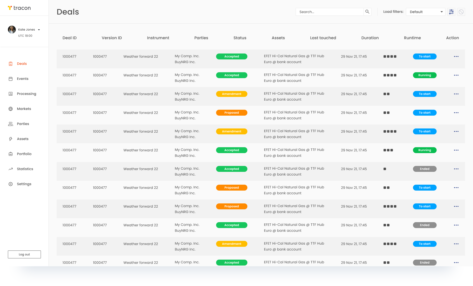 Traconn app