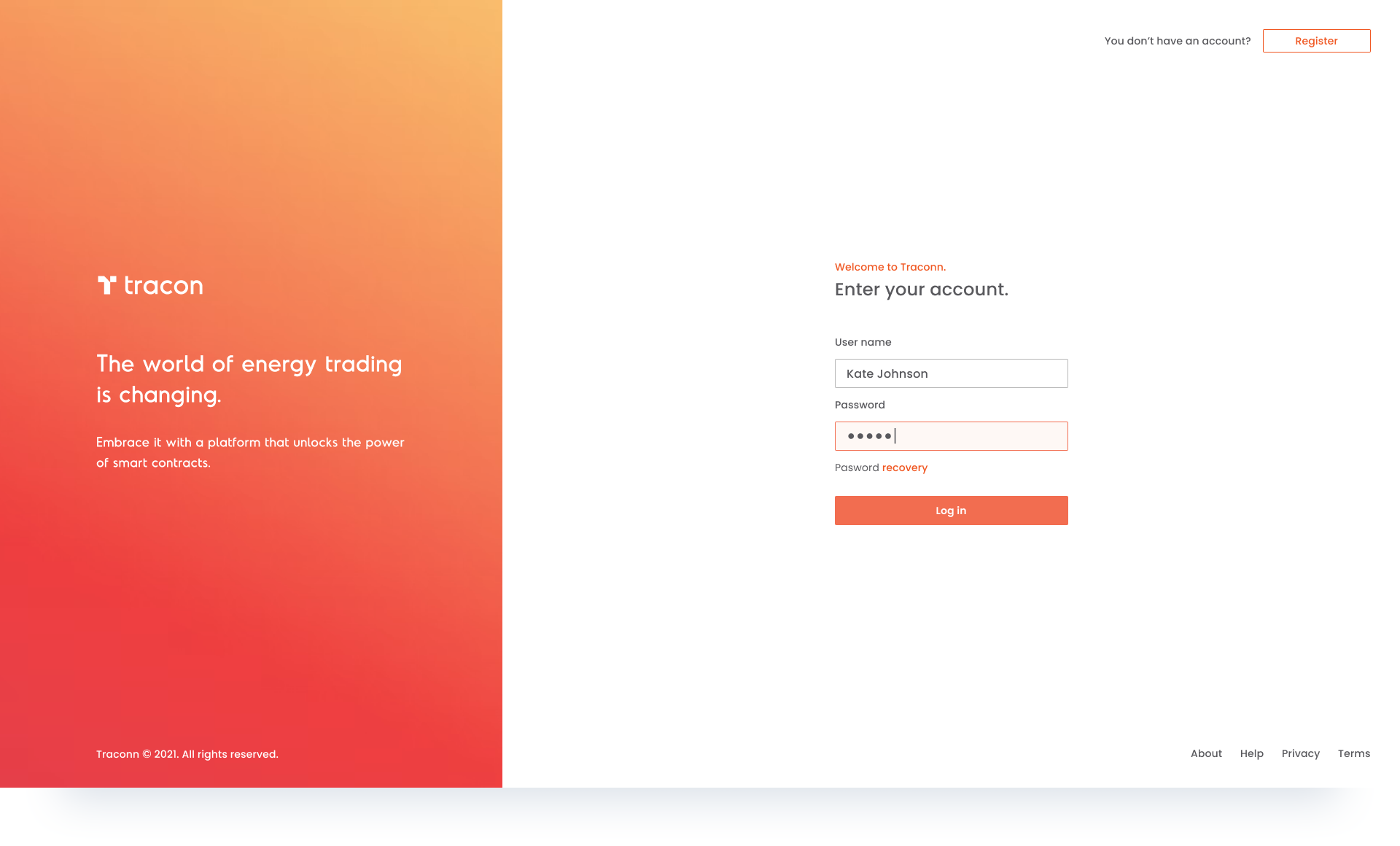 Traconn app